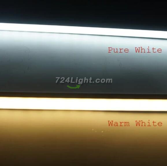 5 / 10 Pack 12V DC LED Surface Linear Profile LED Light Strip in Aluminum Profile with Cover for Under Cabinet Lighting