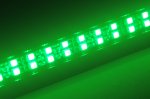 Black Double Row 1.2Meter 48inch 12V Superbright Waterproof 5050 RGB Color Changing LED Rigid Strip Bar 168LEDs