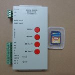 T1000S SD Card LED Pixel Controller For LPD8806 6803 5-24V