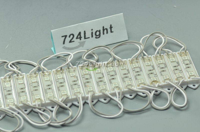 5050 SMD LED Modules 5050 2 LED Modules 45x12MM 12V 0.5W Waterproof IP65 Modules