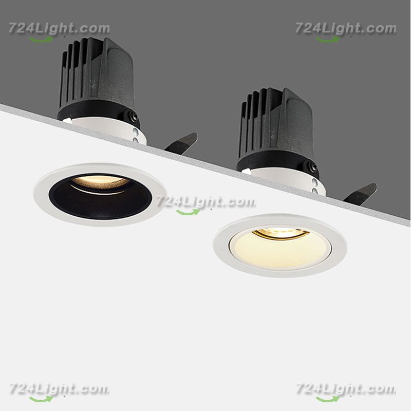 7W CEILING SPOTLIGHT WHOLESALE EMBEDDED COB HOTEL LIGHT DEEP ANTI-GLARE WALL WASHER SPOTLIGHT