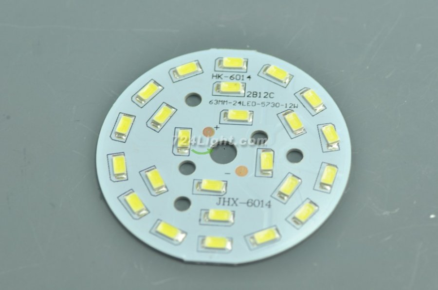 LED Dowlight 12W aluminium PCB SMD5730 Semi-Finished Dry LED Aluminium Base For LED Bulb