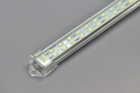 LED 12V Double Row 39.3inch 1meter LED Strip 144LEDs 5050 5630 Rigid Bar Replacement for LED T8 Fluorescent Tube