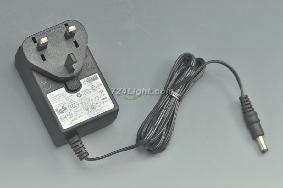 12V 2A 24 Watt LED Power Supplies original Full Power with UL US CE Certification