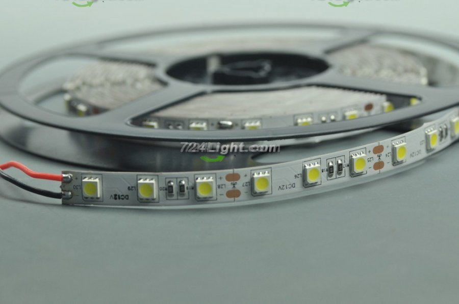 Free Cutting 1meter-5meter Brightest LED Strip Light SMD5050 Flexible 12V Strip Light 5 meter(16.4ft) 300LEDs