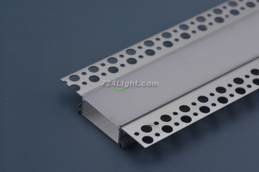 3 Meter 118.1â€ Recessed LED Corner Channels 88mm x 18.5mm Seamless Led Housing