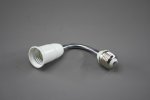 E27 Socket Extender All-Directional Adjustabl Light Bulb Socket Converter