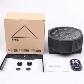LED UV Par Lights IP65 Waterproof Outdoor LED 18W UV Stage Wash/Strobe Lights DMX512 Controllable Multiple Lights Linkable DJ Lights Party Lights for Outside Party Wedding Holiday