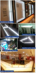 V Style LED Aluminium Extrusion LED Aluminum Channel 1.5 meter(59.1inch) with Reflector