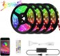 65.6Ft (4x 5M) SMD5050-150 Multicolor LED Light 600 LEDs Waterproof LED Strip Light 5050 RGB 12V w/ Power Supply & Controller