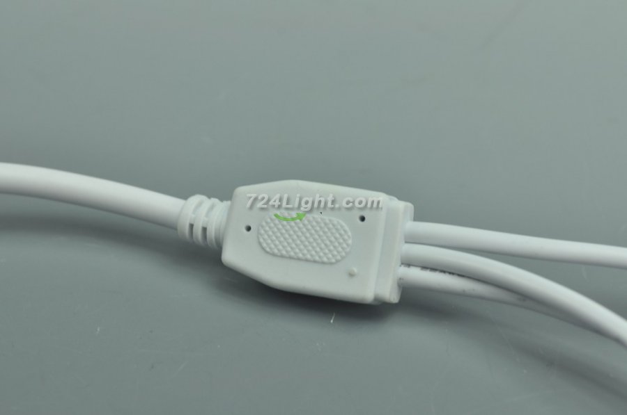 Compact Power Supply to Splitter White Cable LED Light Power Splitter DC 1 to 2 3 4 5 6 Adapter