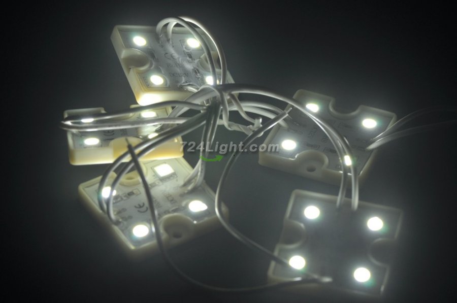 5050 SMD LED Modules 5050 4 LED Modules 36x36x5MM 12V 1W Waterproof IP65 Modules