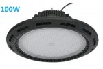 100W UFO LED High Bay Light Fixture 9000LM CRI>80 IP65 Waterproof 100-277VAC Non-Dimmable for Warehouse & Supermarket