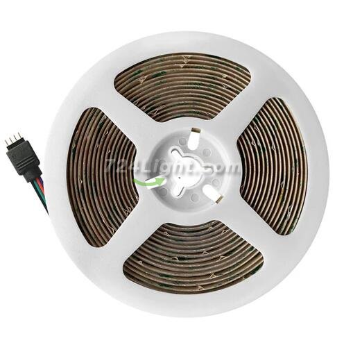 Multi-colors FCOB LED Strip 16.4FT/5M Dot Free 432LEDs/M 10W/M 12V RGB LED Light Tape