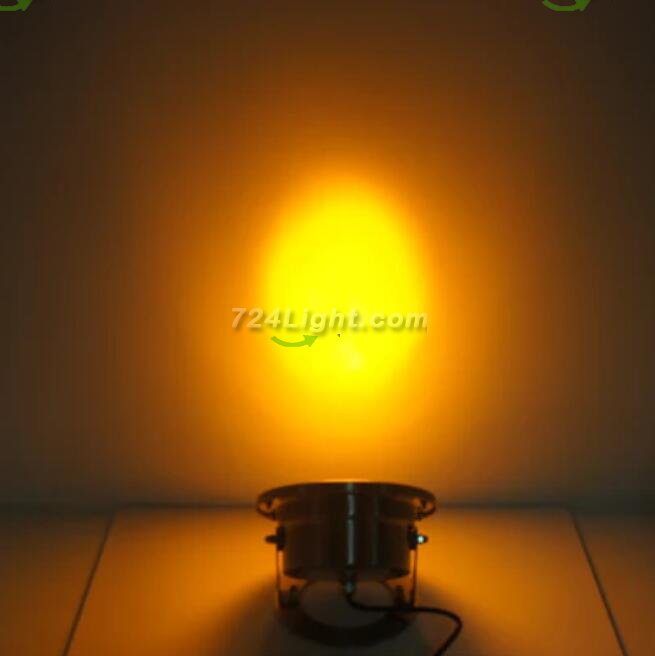 4 Pack 18W LED Under Water Light, Stainless Steel Housing, 190mm in Diameter, Single Color DC24V, IP68 Waterproof Fountain Light