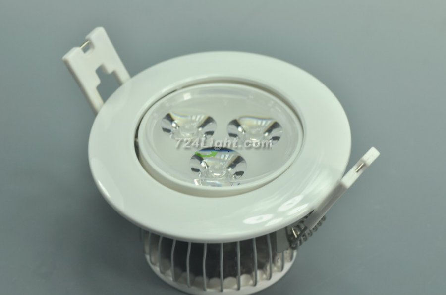 3W LD-CL-CPS-01-3W LED Down Light Cut-out 70mm Diameter 3.4" White Recessed Dimmable/Non-Dimmable LED Down Light