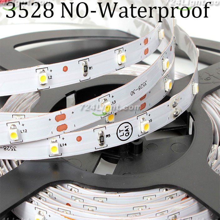 3528 LED Strips 300LED Whole Reel Strips 12V LED Strip Lights 197Inch 5M No-Waterproof