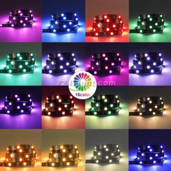 5V 3M/9.9ft LED TV Backlights USB Powered Bias Lighting Kit with RF Remote (16 Colors and 4 Dynamic Modes) for HDTV/PC Monitor/Home Theater