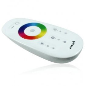 RGBW 2.4G RF Wireless Remote Controller with Color Ring Touchable Remote for 12V or 24V RGBW / RGBWW Color LED Flexible Strip Lights