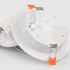 4PCS Pack Low Profie LED Downlight 3W/5W/7W/12W/15W/18W/24W CRI80 Anti-Fog Fixed Head Recessed Ceiling Light