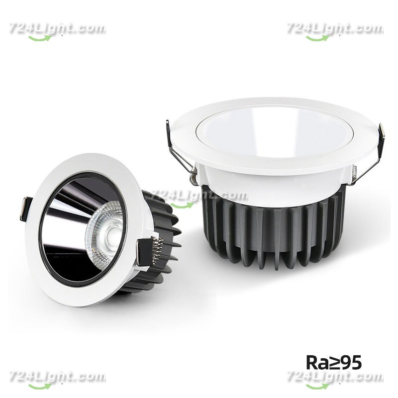 25W SPOTLIGHT LED CEILING LIGHT EMBEDDED CREE HIGH DISPLAY BACKGROUND WALL HOTEL COB DOWNLIGHT ANTI-GLARE