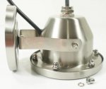 4 Pack 6W LED Under Water Light, Stainless Steel Housing, 113mm in Diameter, Single Color DC24V, IP68 Waterproof Fountain Light