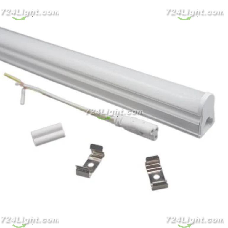 10Pcs Pack 2FT/3FT/4FT AC/DC 12-36V T5 LED Tube Light w/ Milky White Cover