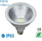 Outdoor PAR38 LED Light Bulb 15W 1110Lumen (100W Equivalent) 120-degree Flood Beam E27/E26 Non-Dimmable Waterproof IP65 Par Light