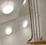24W 14.96 inch (380mm) LED Ceiling Light Fixture CCT changable & Dimmable with RF controller Round Acrylic Shade White Finish Modern LED Flush Mount