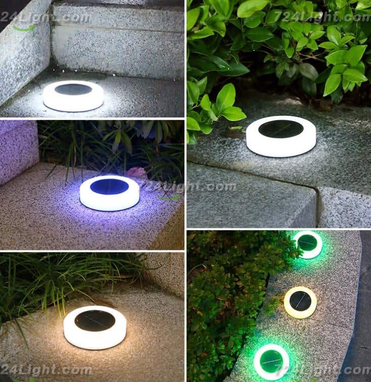 Solar Buried Light, Outdoor Led Landscape Light for Garden Path Lawn Decoration