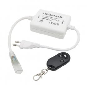 110V/220V AC LED Dimmer for AC 110V/220V LED Strip Lights， RF Wireless Dimmer Switch