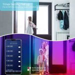 25 FT LED Strip Lights,Bluetooth LED Lights for Bedroom, Color Changing Light Strip with Music Sync, Phone Controller and IR Remote(APP+Remote +Mic)