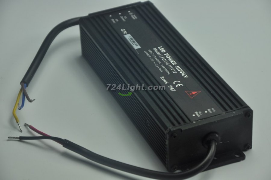 Wholesale 12V 12.5A LED Power Supply 150 Watt LED Power Supplies Rain-proof For LED Strips LED Light