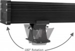 Linkable 5060 Linear LED RGB Wall Washer Lights with Remote Controller, 36W Waterproof Color Changing Wall Washer LED Light for Outdoor/Indoor Lighting Projects, Hotels, Building Wall Decorations
