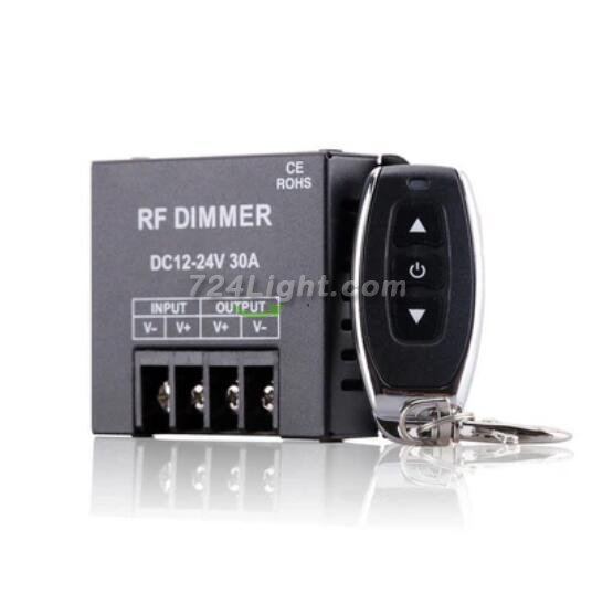 Heavy Duty High Power Single Color LED Dimmer RF Remote Controller for SMD5050 3528 LED Strips