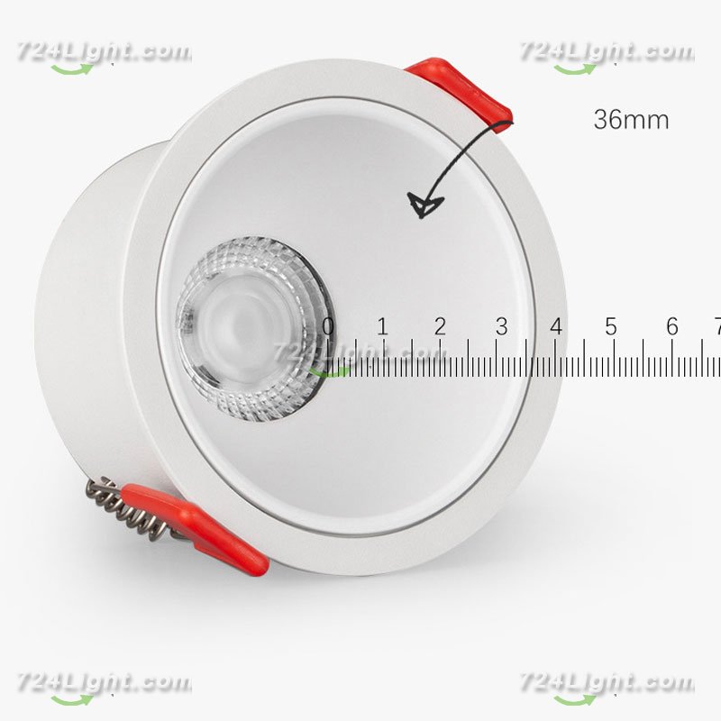 15W EMBEDDED ANTI-GLARE SPOTLIGHTLED CEILING LIGHT HOME LIVING ROOM WALL WASHER LIGHT COB NARROW EDGE DOWNLIGHT