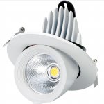 12W Spotlight Led Embedded Aluminum Downlight Anti-glare Household Ceiling Light Corridor Light