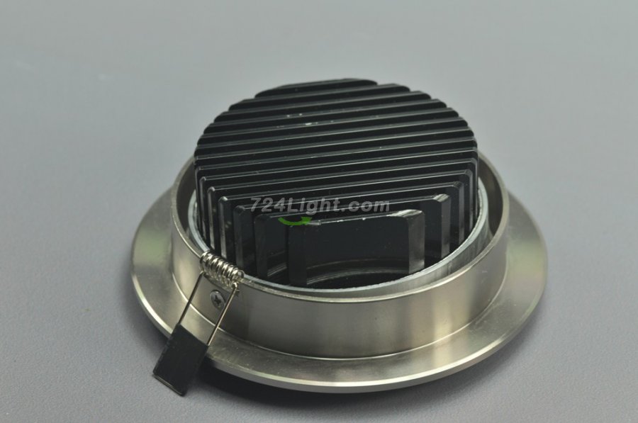 12W CL-HQ-04-12W LED Spotlight Cut-out 114mm Diameter 5.4" Gray Recessed LED Dimmable/Non-Dimmable LED Ceiling light