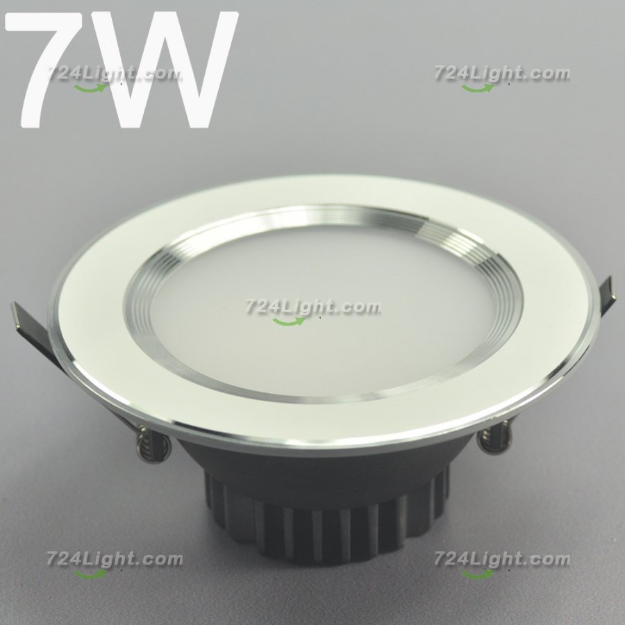 7W DL-HQ-102-7W LED Ceiling light Cut-out 81.5mm Diameter 4.6\" White Recessed Dimmable/Non-Dimmable LED Downlight
