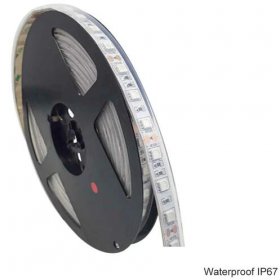 DC12V SMD5050-300 635NM Red LED Light Strips, 60LEDs Rated 12Watt Per Meter LED Tape