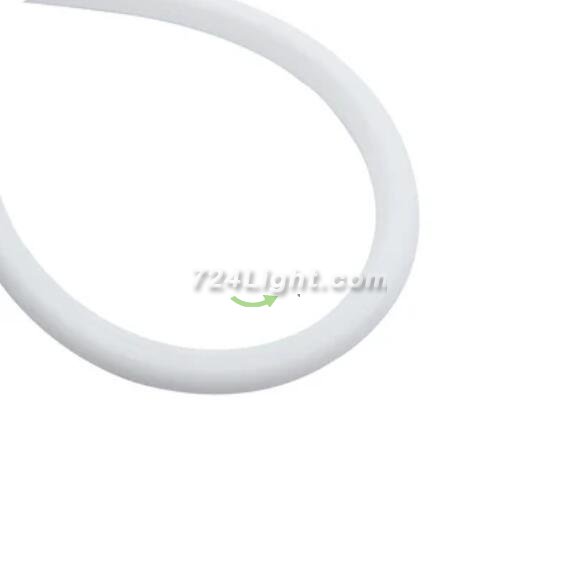 1M/5M/10M/20M Pack of T1313 LED Neon Light Housing Kit with End Caps and Mounting Clips, Flexible Neon Channel Fit for 8mm Wide LED Strip Lights