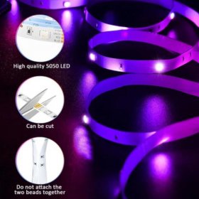 32.8FT (10Meters) with 300LEDs RGB Color Changing LED Strip Light WiFi APP Controlled Compatible with Alex Google Voice Controlled LED Strip Light Kit