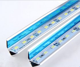 V Style LED Aluminium Extrusion LED Aluminum Channel 1 meter(39.4inch) with Reflector