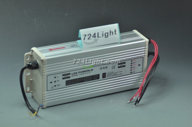 350 Watt LED Power Supply 12V 29.2A LED Power Supplies Rain-proof For LED Strips LED Light