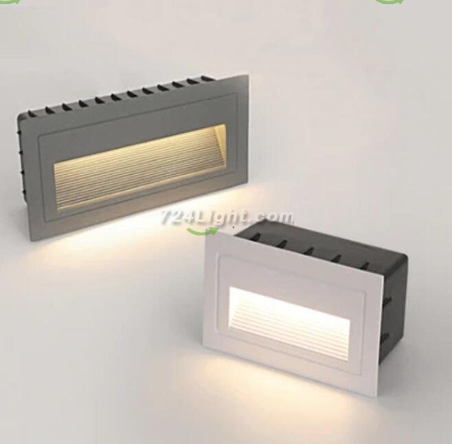 2PCS Pack 3W AC100-240V IP65 Waterproof LED Wall Light LED Stair Lights