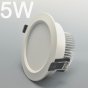 5W DL-HQ-101-5W LED Downlight Cut-out 93mm Diameter 4.3" White Recessed Dimmable/Non-Dimmable Ceiling light