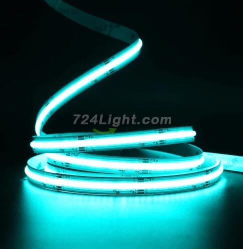 Multi-colors FCOB LED Strip 16.4FT/5M Dot Free 432LEDs/M 10W/M 12V RGB LED Light Tape