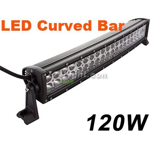 120W Curved LED Light Bar Double Row 40*3W CREE LED Work Light For Car Driving