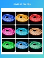 32.8FT (10Meters) with 300LEDs RGB Color Changing LED Strip Light WiFi APP Controlled Compatible with Alex Google Voice Controlled LED Strip Light Kit