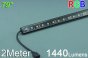 Bestsell Black 2 Meter LED Strip Bar 2meter Rigid Strip light 39.3inch Aluminium 5050 RGB Rigid LED Strips Bar